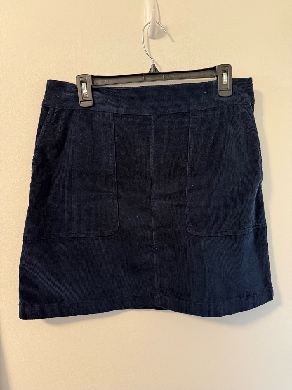 Fat Face Navy Cord Skirt